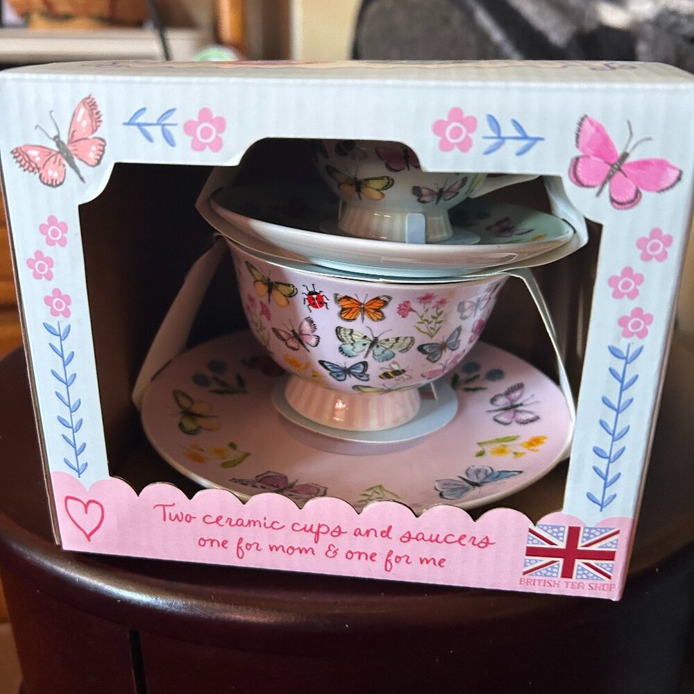 TWO  CUP TEA CUPS
